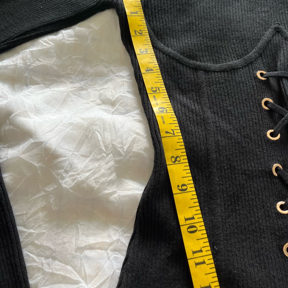 Say What Ribbed Long Sleeve Dress - Picture 9 of 10